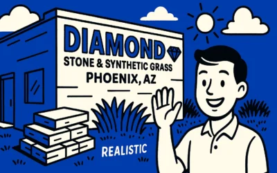Transforming Outdoor Living in Phoenix: Diamond Stone & Synthetic Grass Sets the Gold Standard