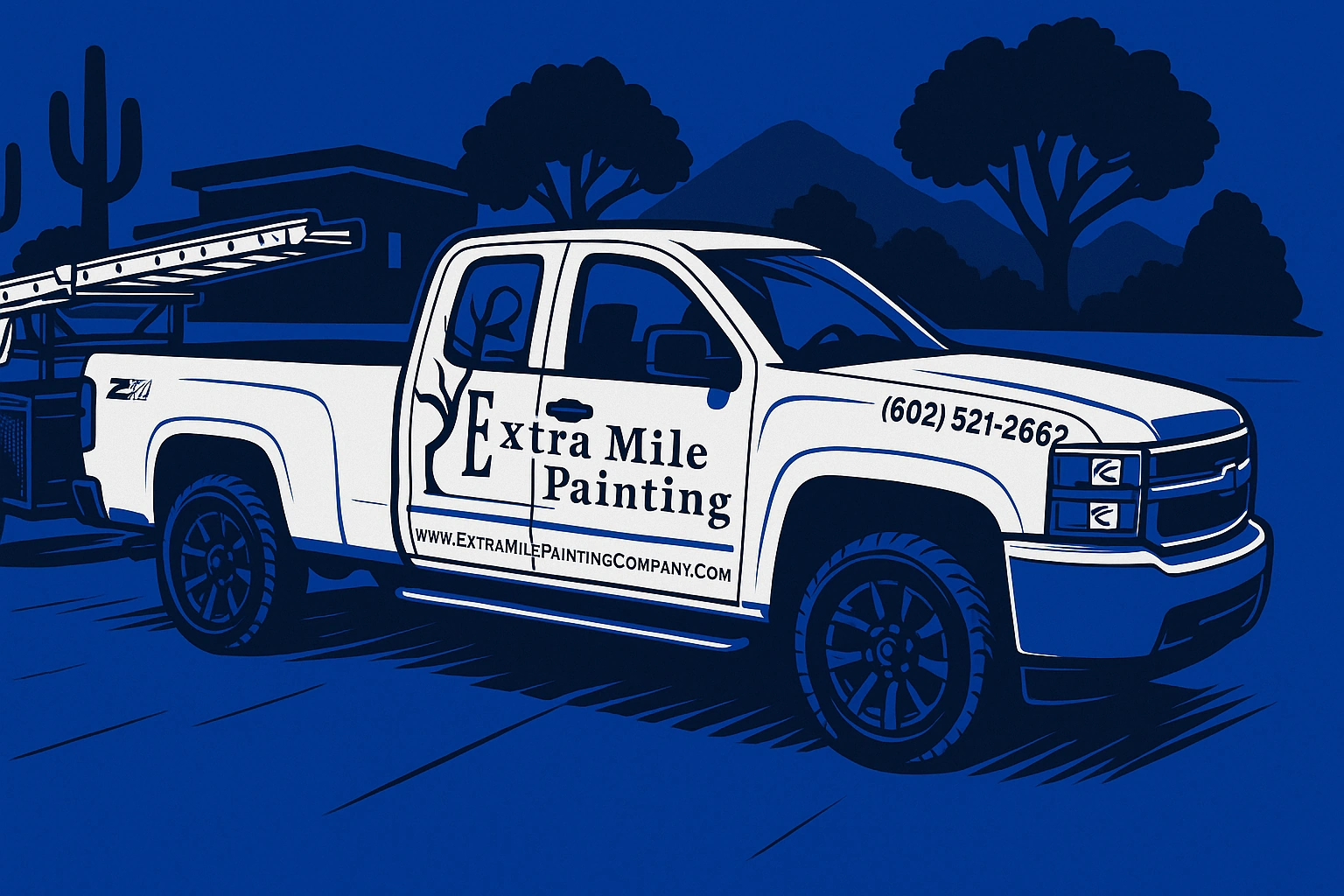 Extra mile painting truck