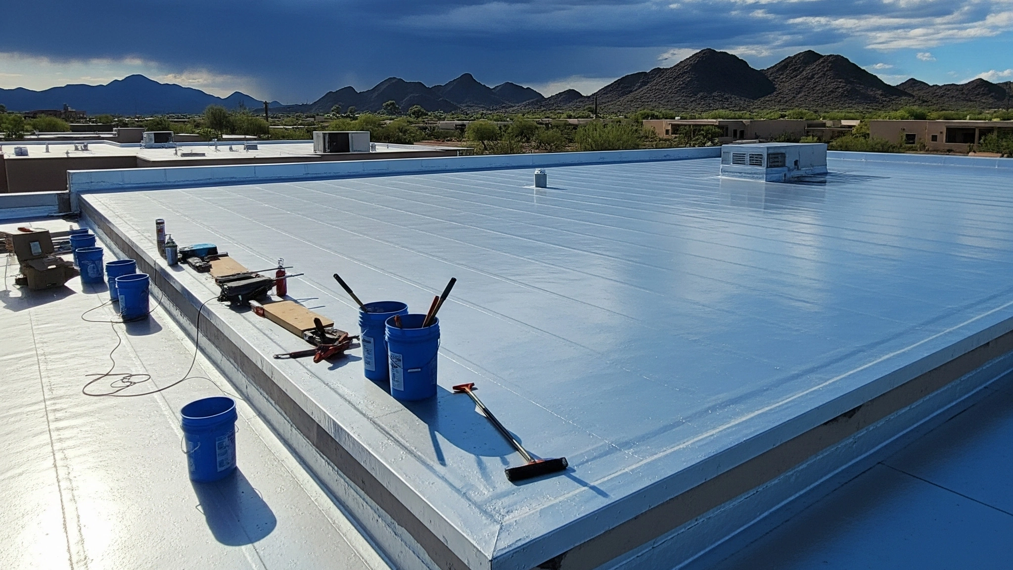 Flat roof repair flat roof sealant.