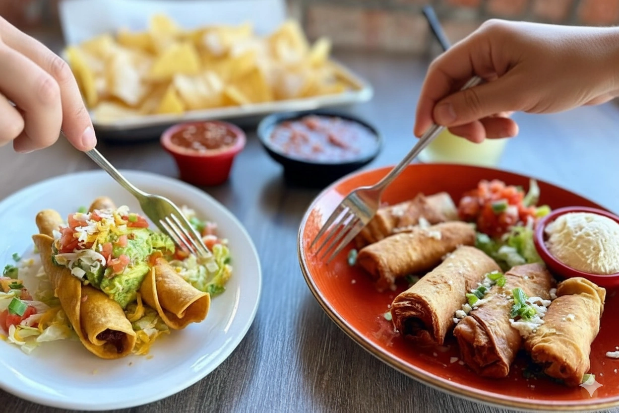 plates of food from ajo al's